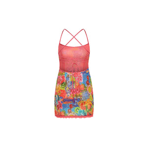 Sequin Mini Dress - Cherry Spritz