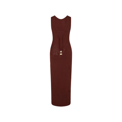 Lola Knit Maxi Dress - Coco
