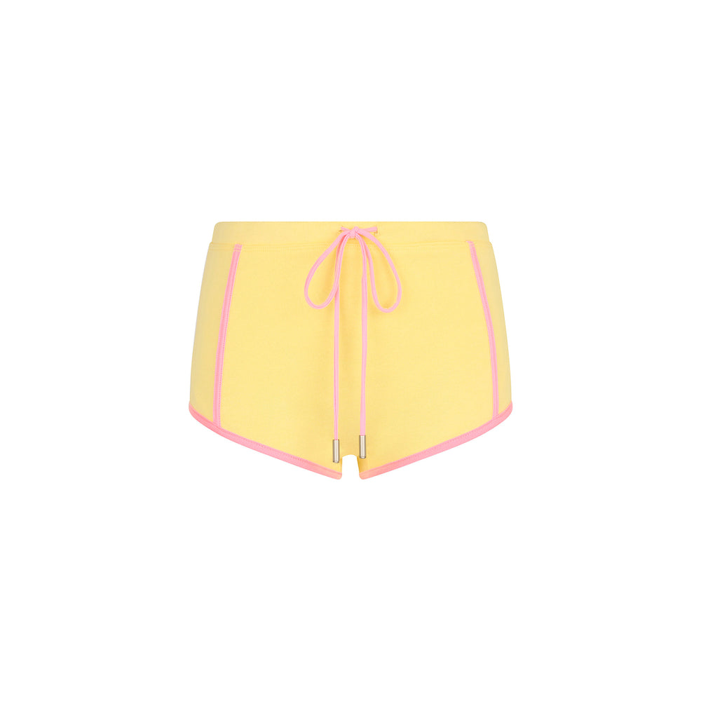 Micro Track Shorts - Custard Cloud