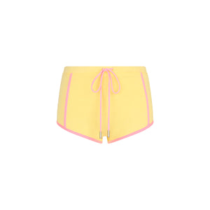 Micro Track Shorts - Custard Cloud