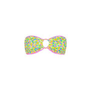 Decorative Strapless Bikini Top - Hula Honey