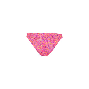 Shirred Minimal Full Coverage Bikini Bottom - Gelato Bloom
