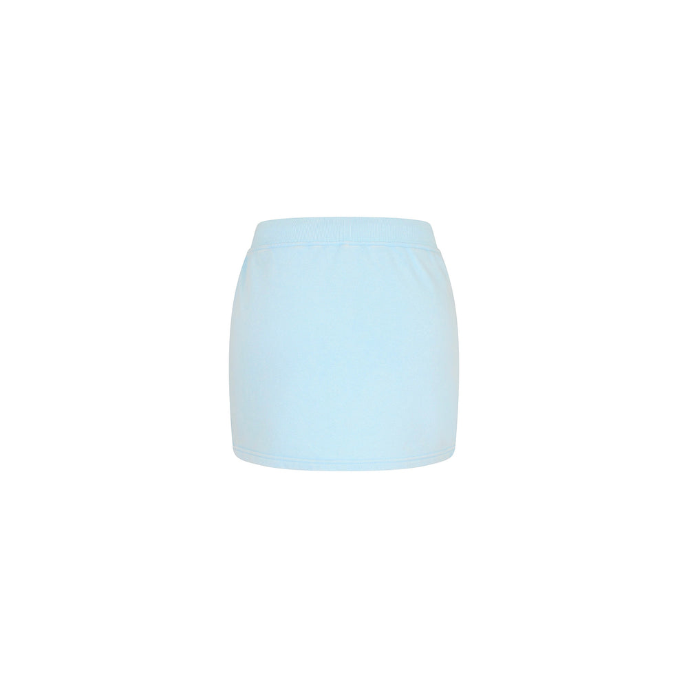 Terry Track Mini Skirt - Baby Bluebell