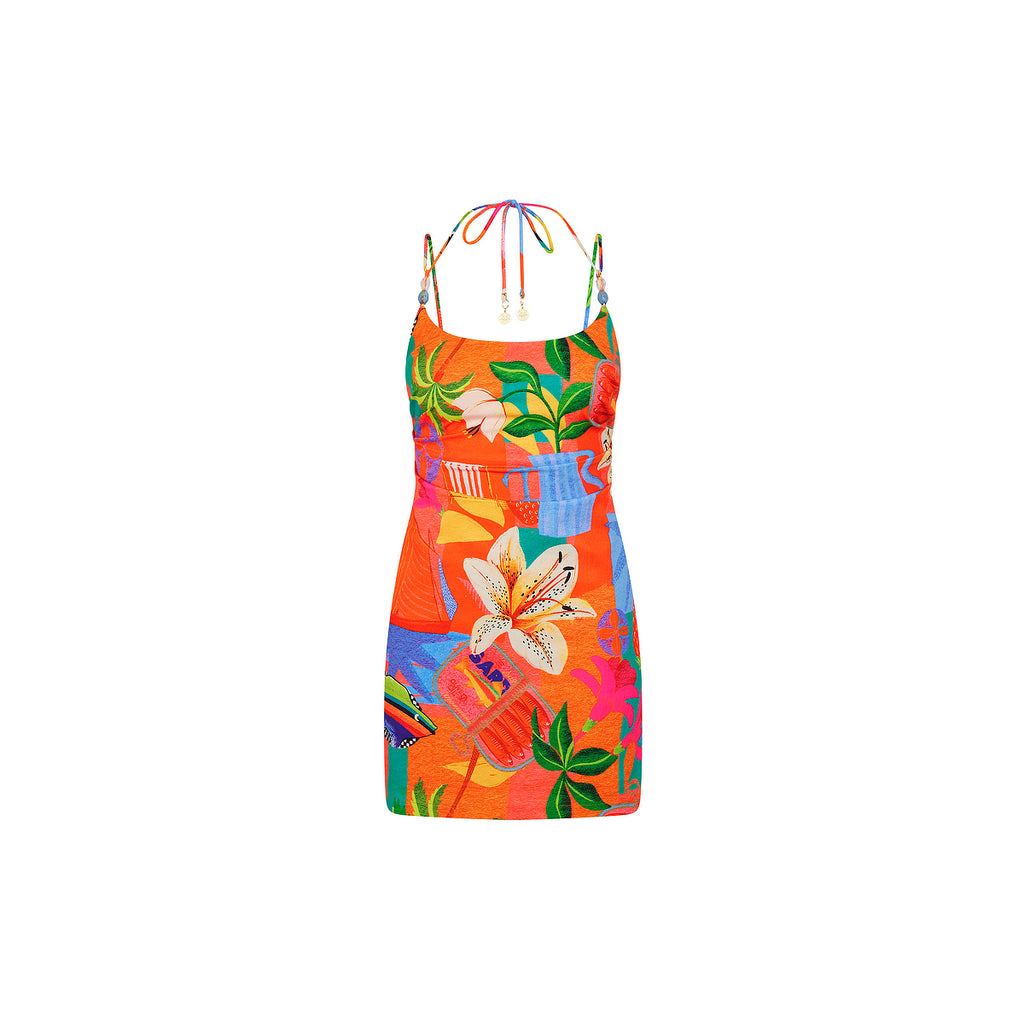 Beaded String Mini Dress - Havana Haven