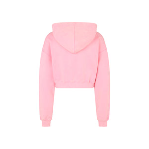 Cropped Zip Through Hoodie - Sugar Rush