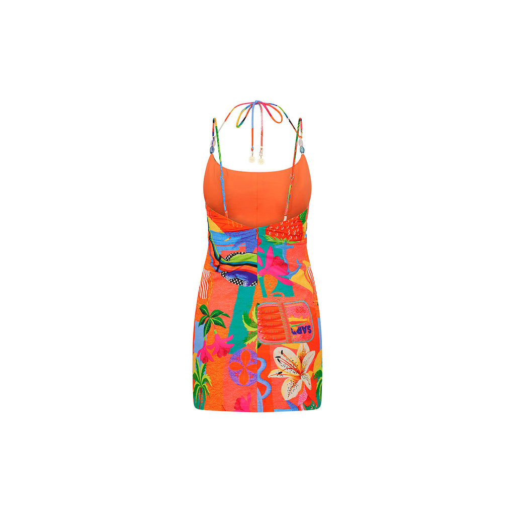 Beaded String Mini Dress - Havana Haven