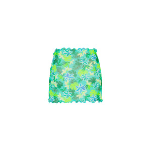 Mini Mesh Sarong - Neon Splice