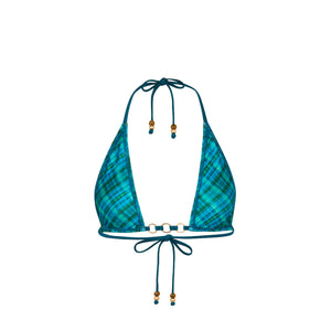 Trio Ring Triangle Bikini Top - Tropic Dip