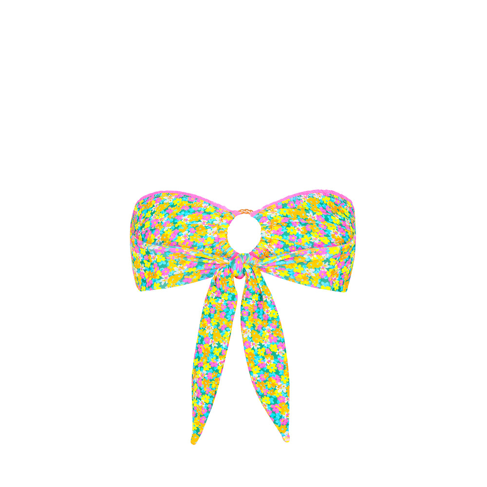 Decorative Strapless Bikini Top - Hula Honey