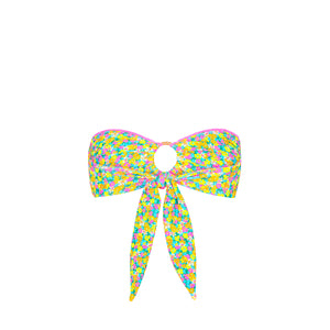Decorative Strapless Bikini Top - Hula Honey