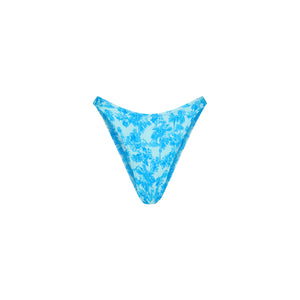 High Leg Vintage Bikini Bottom - Ocean Paradise