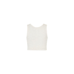 Seaside Knit Top - Whipped White