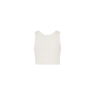 Seaside Knit Top - Whipped White