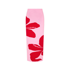 Knit Midi Skirt - Berry Bliss