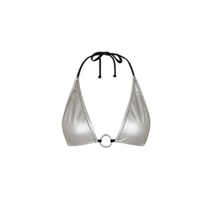 Ring Halter Bikini Top - Track Star