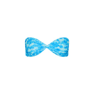 Twist Bandeau Bikini Top - Ocean Paradise