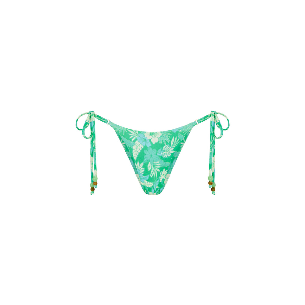 Thong Tie Side Bikini Bottom - Barefoot Breeze
