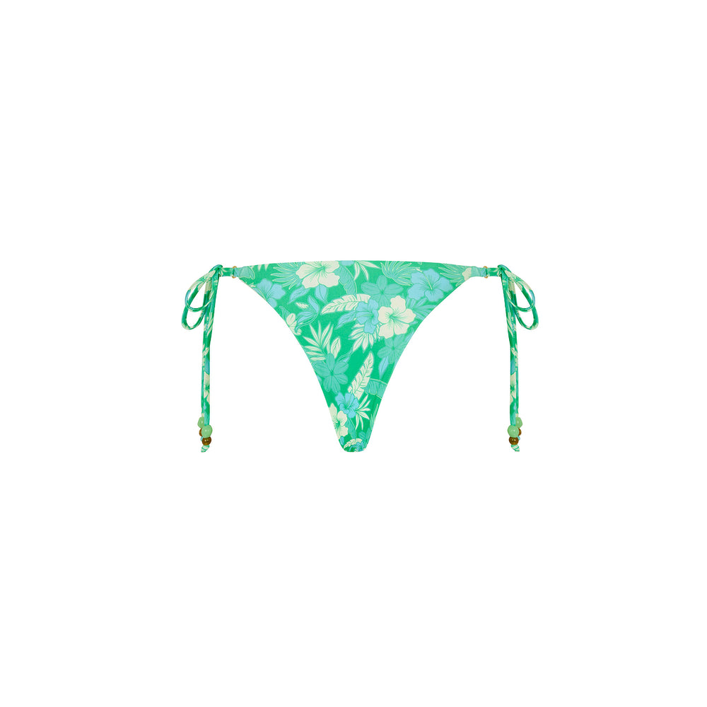 Thong Tie Side Bikini Bottom - Barefoot Breeze