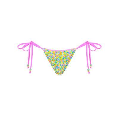Decorative Thong Tie Side Bikini Bottom - Hula Honey
