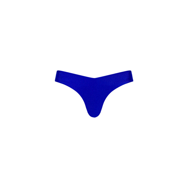 Cheeky V Bikini Bottom - Malibu Blue