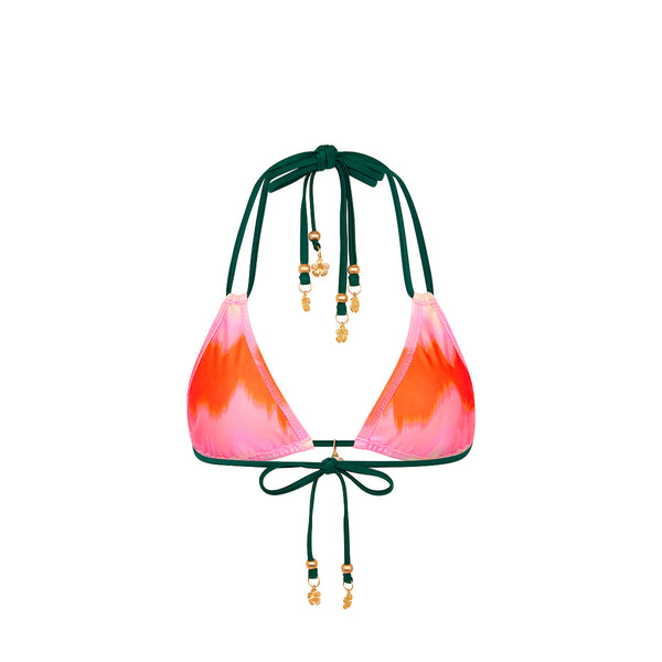 Halter Bralette Bikini Top - Strawberry Vanilla