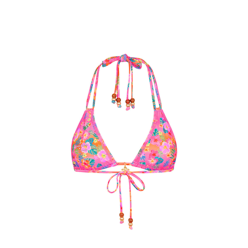 Halter Bralette Bikini Top - Summer Glow