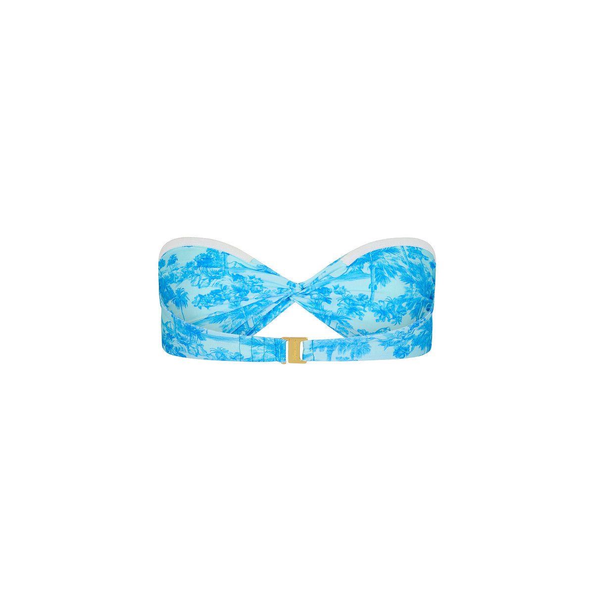 Twist Bandeau Bikini Top - Ocean Paradise –Kulani Kinis