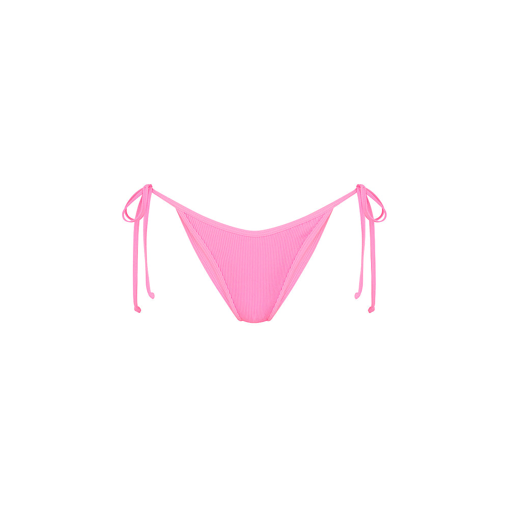 Bind Dipped Cheeky Tie Bikini Bottom - Fairy Floss