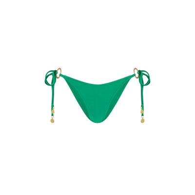 Ring Cheeky Tie Bikini Bottom - Island Lush