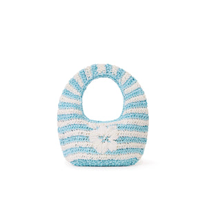 Straw Mini Bag - Tropic Blues
