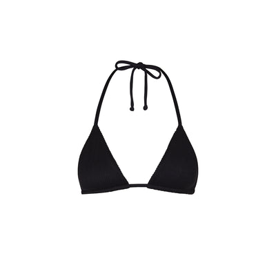 Slide Triangle Bikini Top - Pitch Black