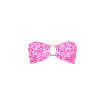 Strapless Bandeau Bikini Top - Berry Burst