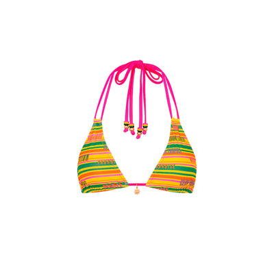 Lettuce Edge Thong Tie Bikini Bottom - Sunshine Lover
