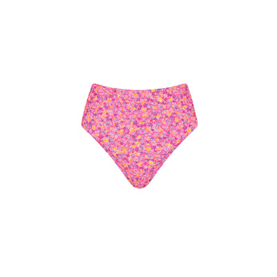 High Hip Cheeky Bikini Bottom - Gelato Bloom