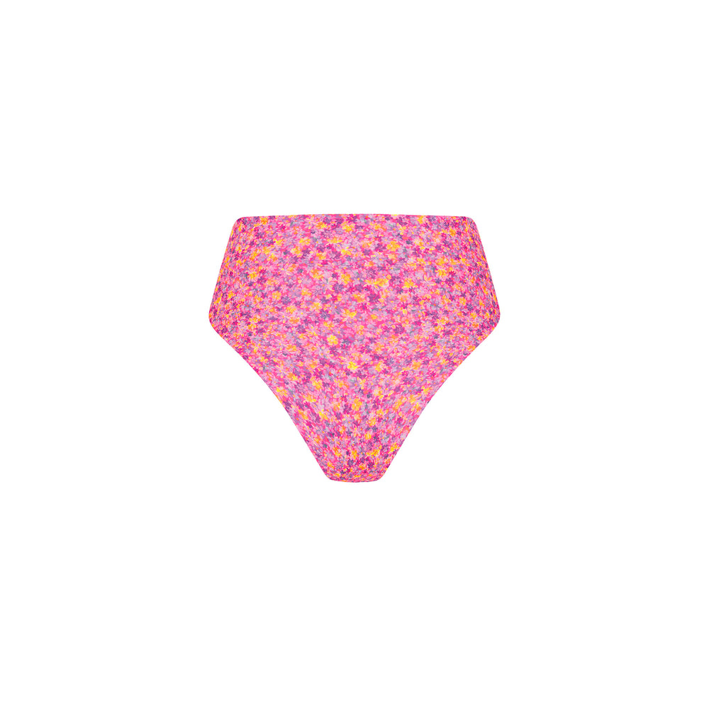 High Hip Cheeky Bikini Bottom - Gelato Bloom