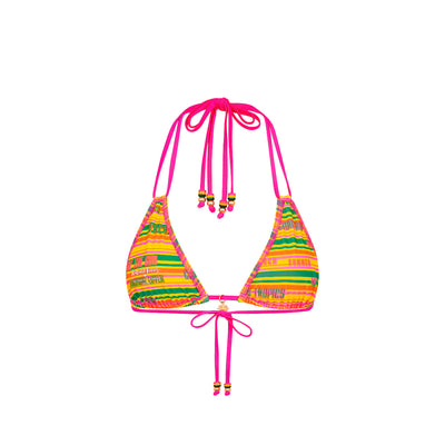 Lettuce Edge Thong Tie Bikini Bottom - Sunshine Lover