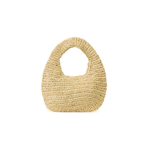 Straw Mini Bag - Pine Lime