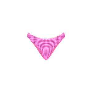 Decorative Full Coverage Bikini Bottom - Pink Diva