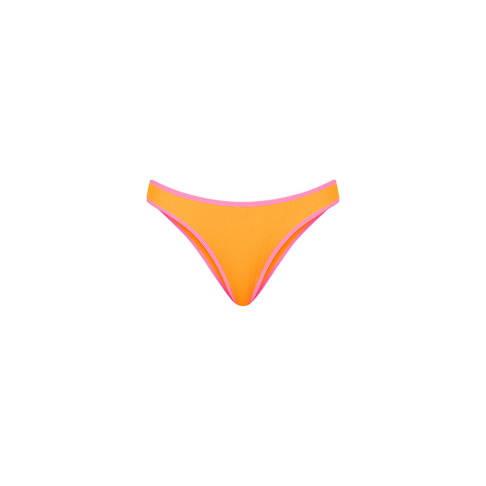 Modest Bind Full Coverage Bikini Bottom - Peach Pop