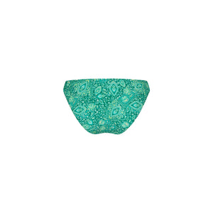 Minimal Full Coverage Bikini Bottom - Emerald Aura