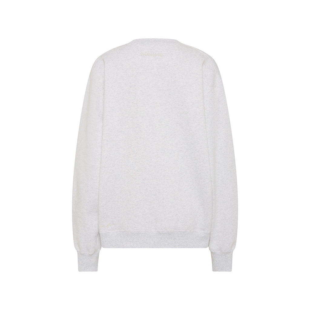 Unisex Crew Neck Sweater - Silver Stone
