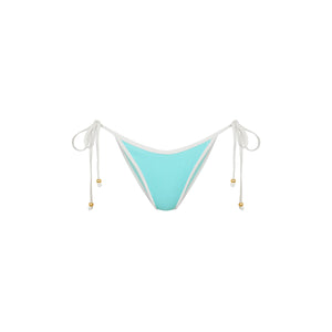 Bind Dipped Cheeky Tie Bikini Bottom - Calypso Blue