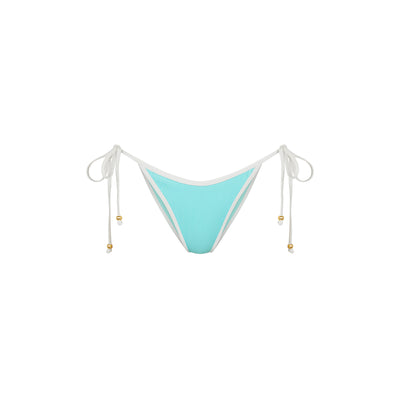 Bind Dipped Cheeky Tie Bikini Bottom - Calypso Blue