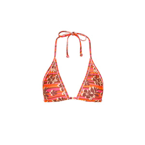 Double Bind Triangle Bikini Top - Sunkissed Stripe