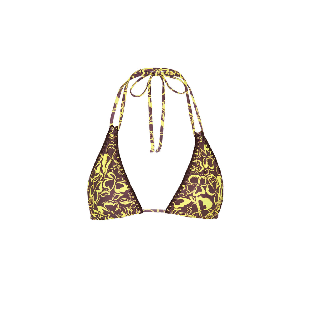 Simple Crochet Halter Bikini Top - Coconut Kisses