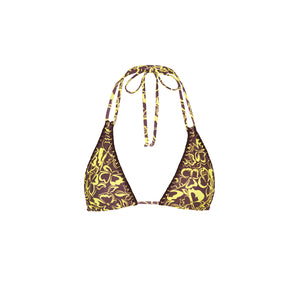 Simple Crochet Halter Bikini Top - Coconut Kisses