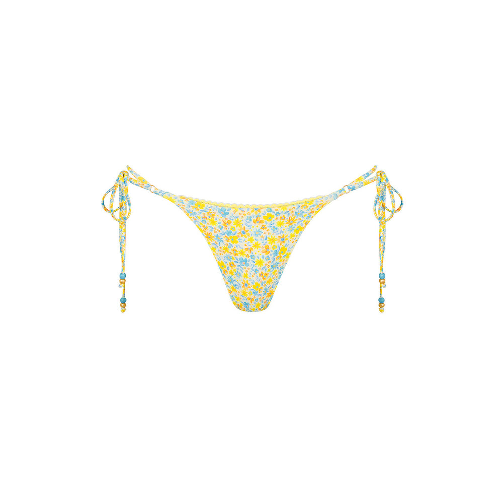 Decorative Thong Tie Side Bikini Bottom - Dreamy Daze