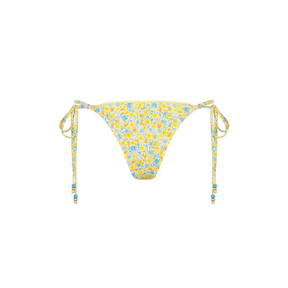 Decorative Thong Tie Side Bikini Bottom - Dreamy Daze