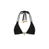 Halter Bralette Bikini Top - Twilight Black