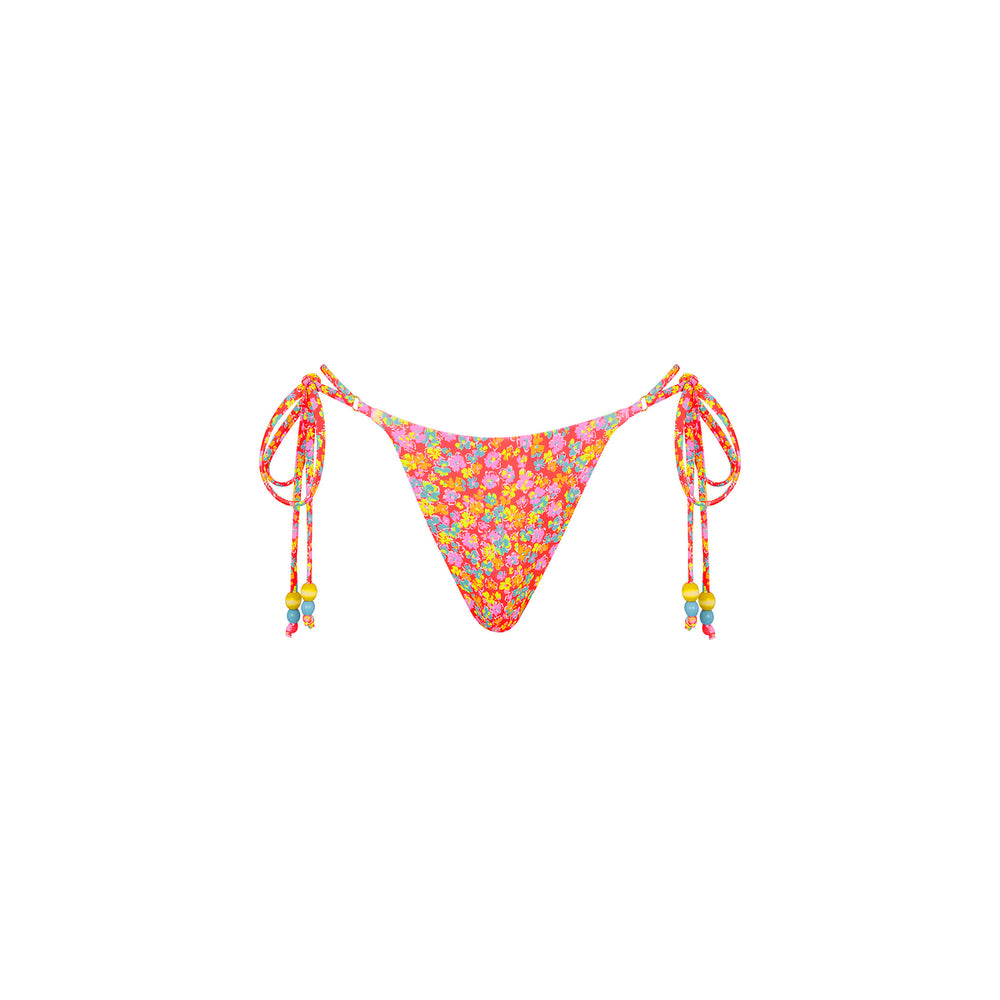 Thong Tie Side Bikini Bottom - Bubble Pop